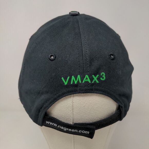 North American Green Men's Strapback Hat Black Size OSFA Embroidered Logo VMAX3 - Picture 5 of 7